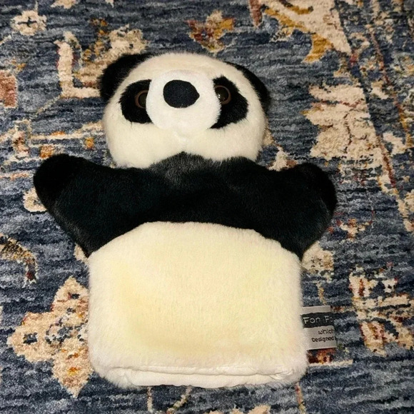 Hand Puppet Panda Plush Toy Children’s Toy Fan Fan’s House g52 - Picture 2 of 4